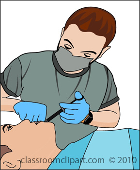 Occupation   Dentist With Patient   Classroom Clipart