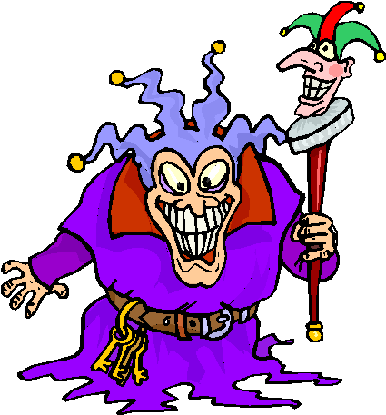 Scary Clown Halloween Free Clipart