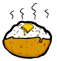 11am To 2pm  Baked Potato Included 2 Toppings Of Your Choice Salad