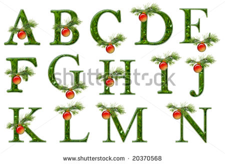 Free Christmas Alphabet Christmas Alphabet Clipart Christmas Alphabet    