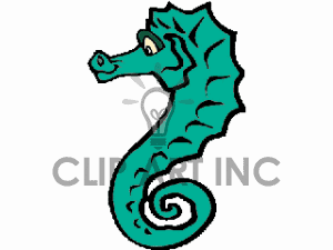 Green Seahorse Clipart   Clipart Panda   Free Clipart Images