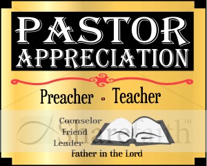 Pastor Appreciation Month Word Art   Event Word Art