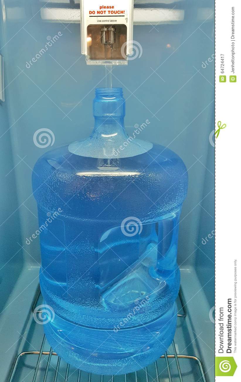 Refilling 5 Gallon Water Bottle Stock Photo   Image  64724417