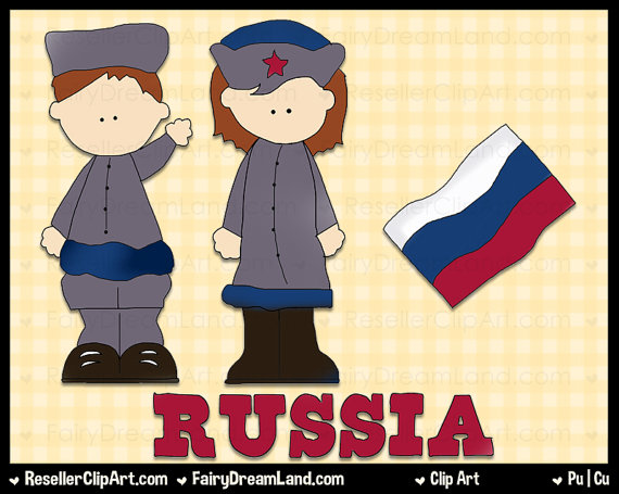 Russian Kids Digital Clip Art   Commercial Use Graphic Image Png    