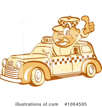 Taxi Driver Clipart  1064505 By Andy Nortnik   Royalty Free  Rf  Stock