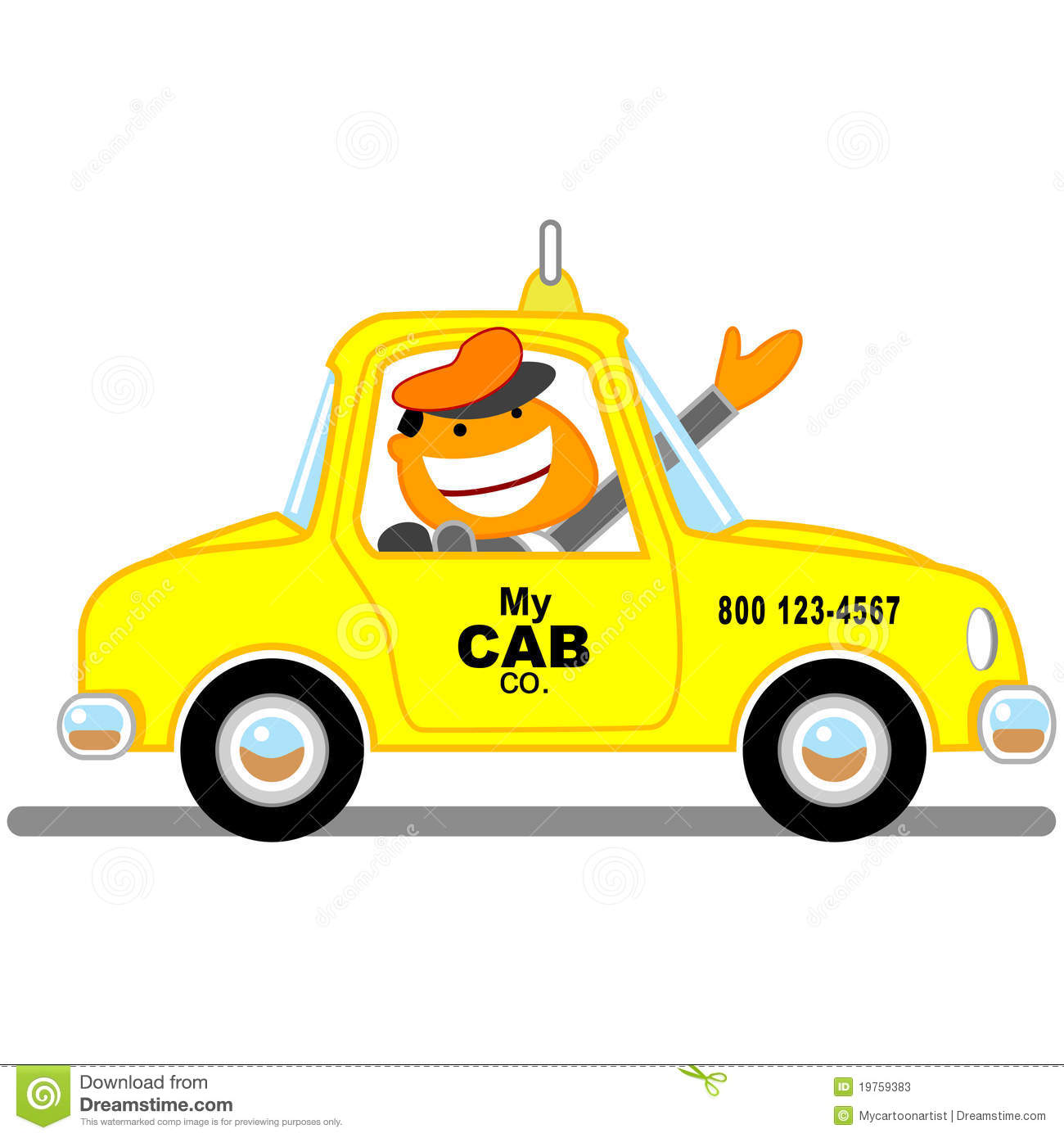 Taxi Driver Clipart Taxi Cab Driver