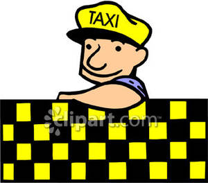 Taxi Driver   Royalty Free Clipart Picture