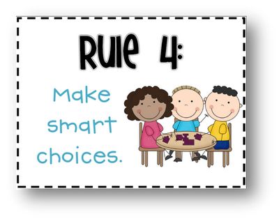 3rd Grade Thoughts  Making Smart Choices At Recess   A Freebie