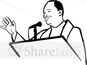 African American Pastor Clipart   Church People Clipart