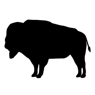Buffalo Silhouette Clip Art   Cliparts Co