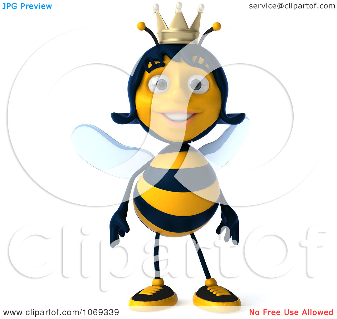 Clipart 3d Queen Bee   Royalty Free Cgi Illustration By Julos  1069339