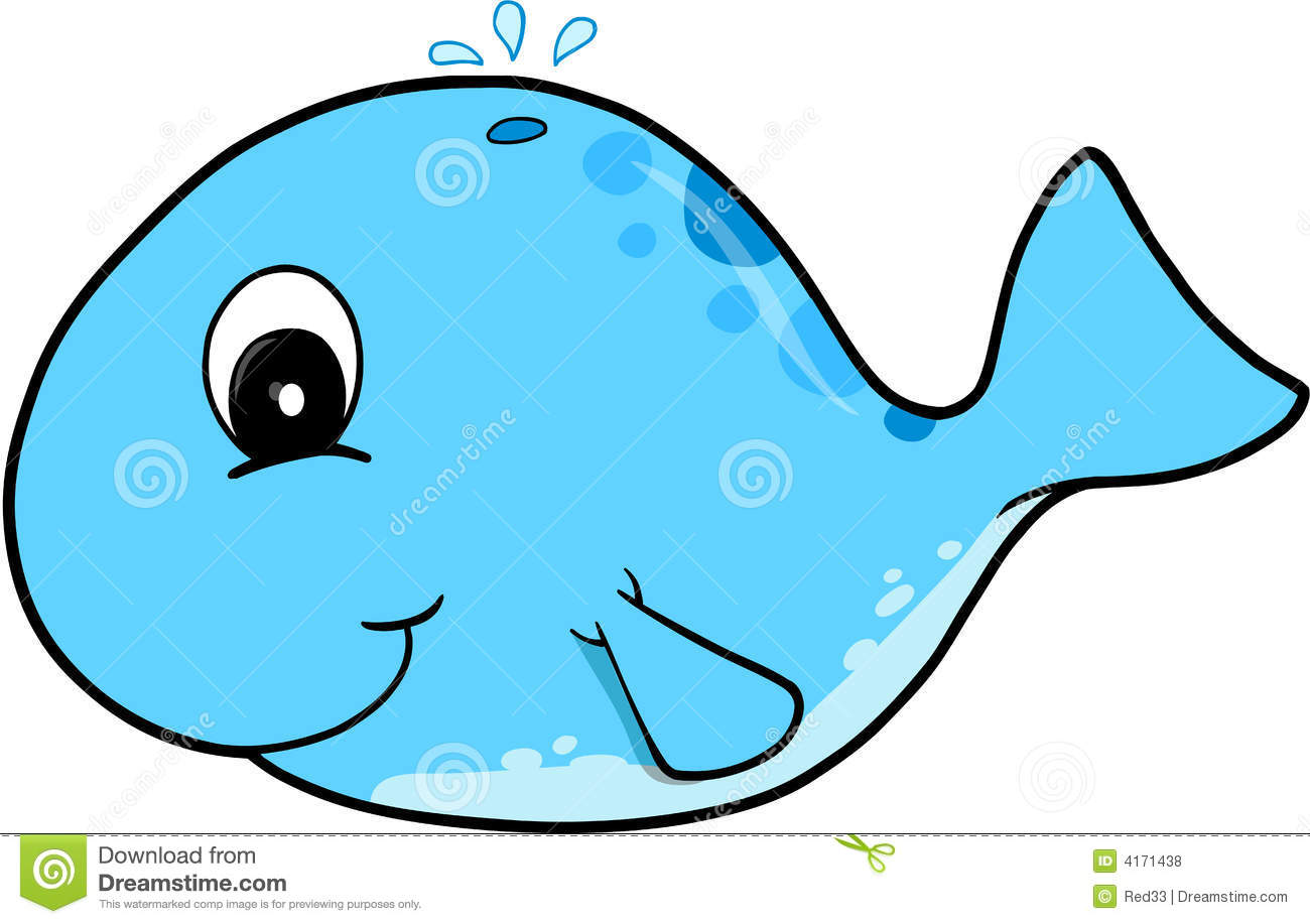 Cute Blue Whale Royalty Free Stock Photos   Image  4171438