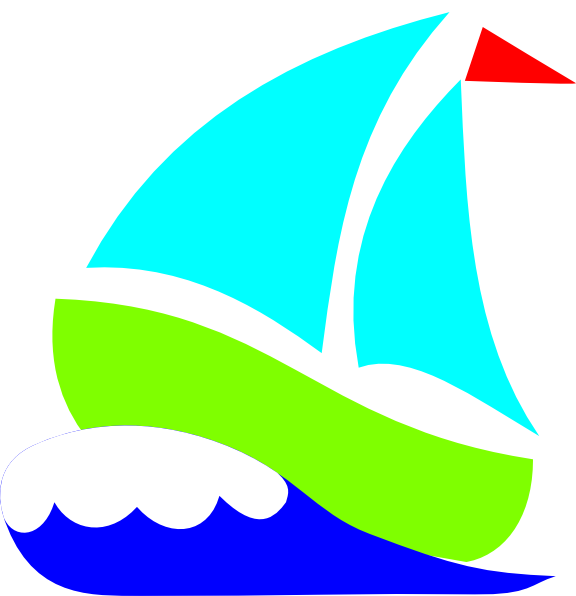 Green Sailboat Clip Art At Clker Com   Vector Clip Art Online Royalty