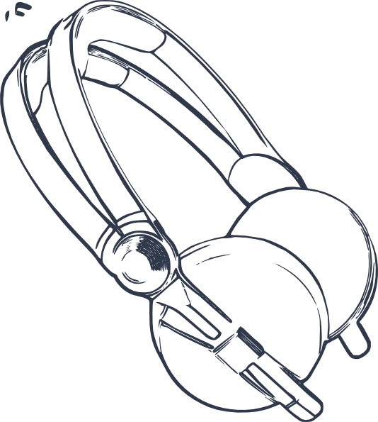 Headphones Clip Art At Clker Com   Vector Clip Art Online Royalty