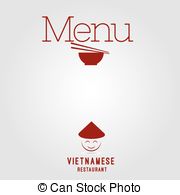 Menu Vietnamese Restaurant Clip Art
