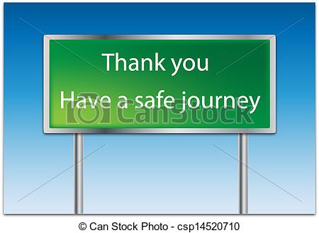 Nice Trip   Thanks You Have A Safe    Csp14520710   Search Clipart    