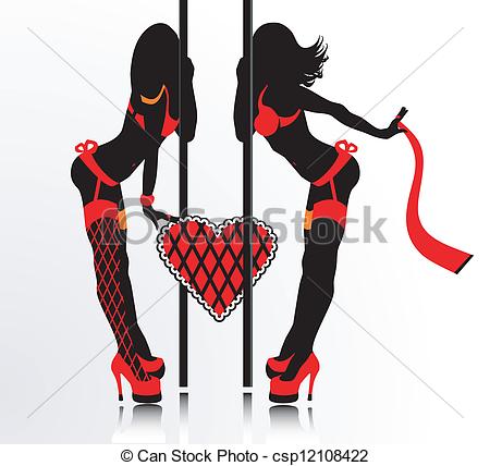 Of Pole Dance Erotic Striptease Csp12108422   Search Clipart    
