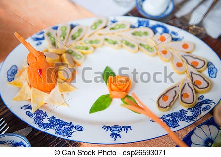 Picture Of Vietnamese Cuisine Is Decorated Beautifully Food