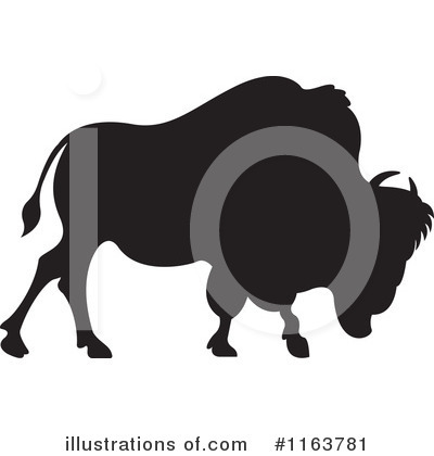 Royalty Free Clipart Image Buffalo Silhouette Pictures