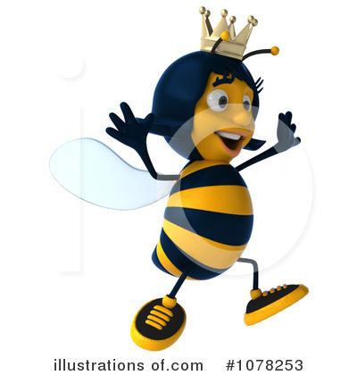 Royalty Free  Rf  Queen Bee Clipart Illustration By Julos   Stock