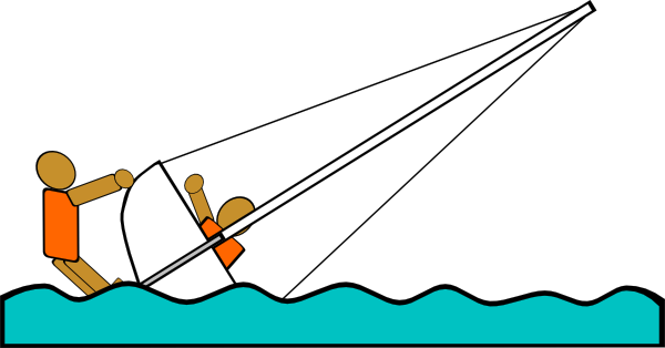 Sailing Capsized Rescue Illustrations Clip Art At Clker Com   Vector