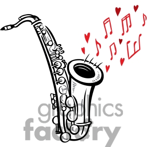 Saxophone Playing Love Song