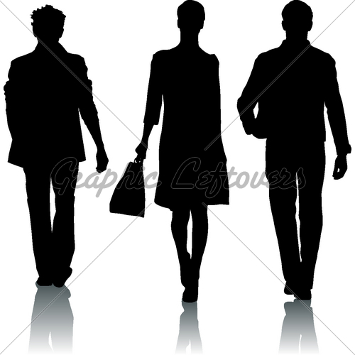 Silhouette Fashion   Gl Stock Images