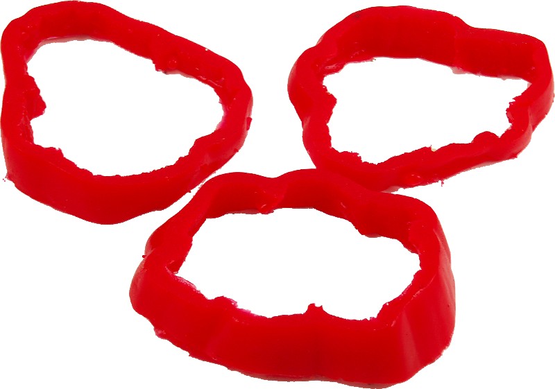 Sliced Red Bell Peppers Red Bell Pepper Slice 3 Piece