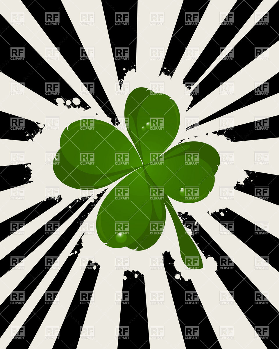 St  Patrick S Day Background With Lucky Four Leaf Clover Download    