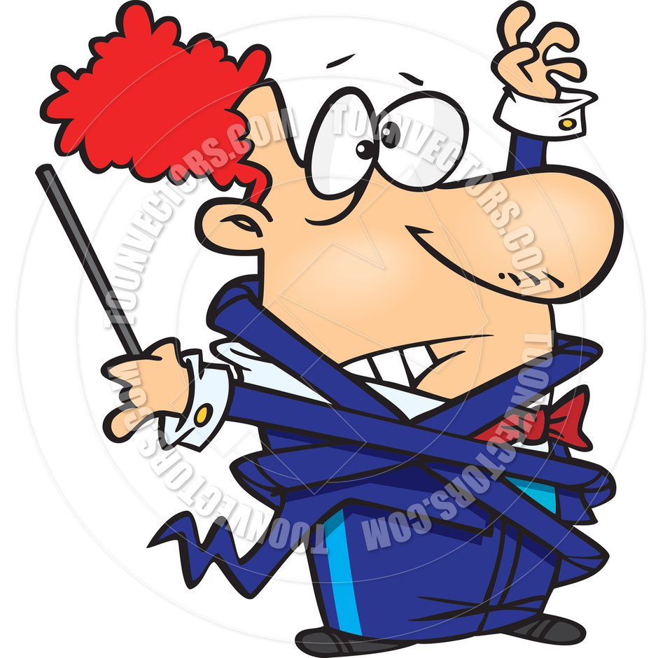 Symphony Conductor Clipart Cartoon Orchestra Conductor