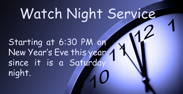 Watch Night Service 2011   Emmanuel Church