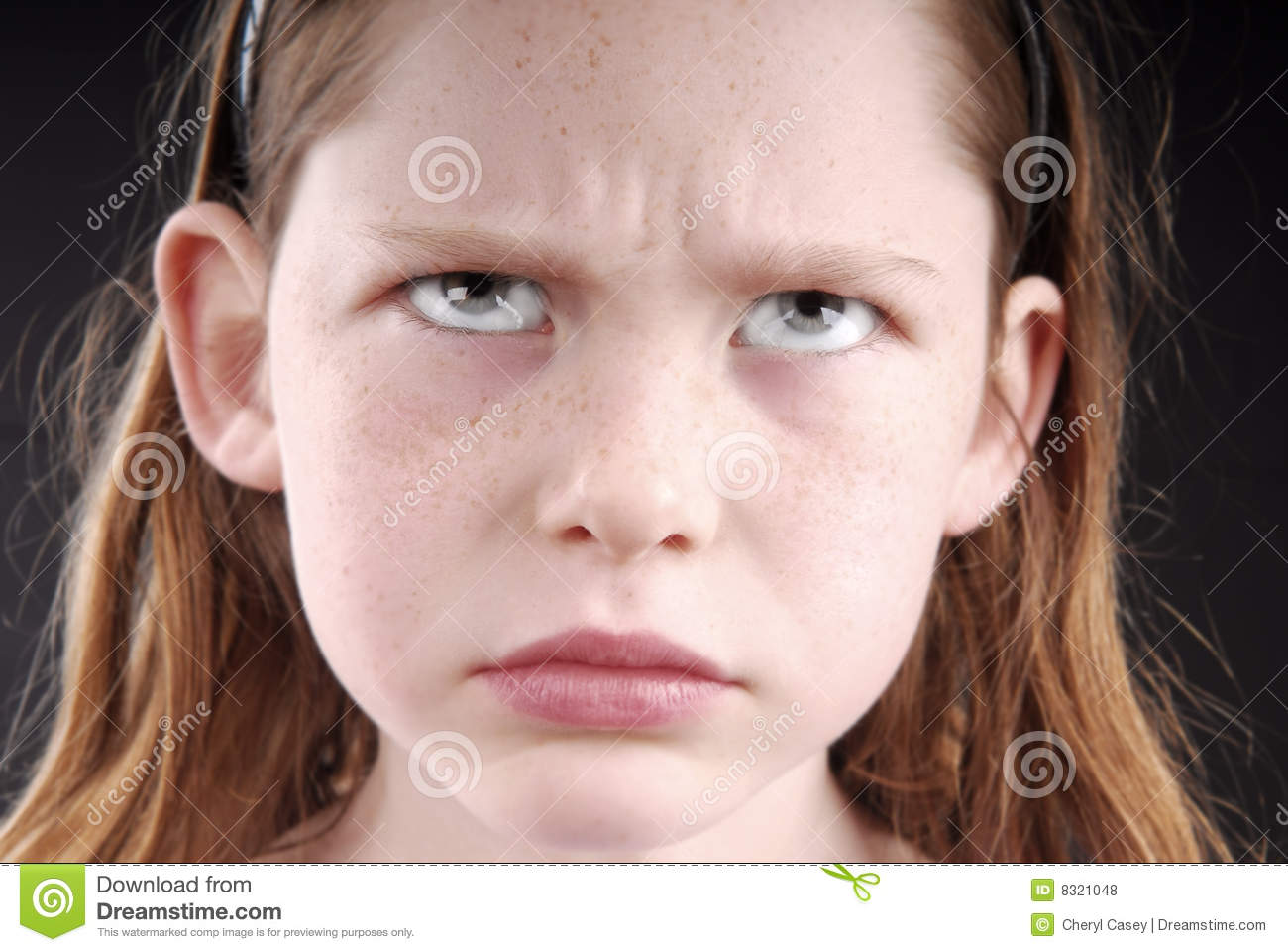 Young Girl Looking Upset Royalty Free Stock Photos   Image  8321048