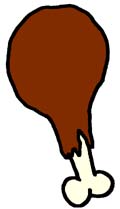 10 Cartoon Chicken Leg Free Cliparts That You Can Download To You