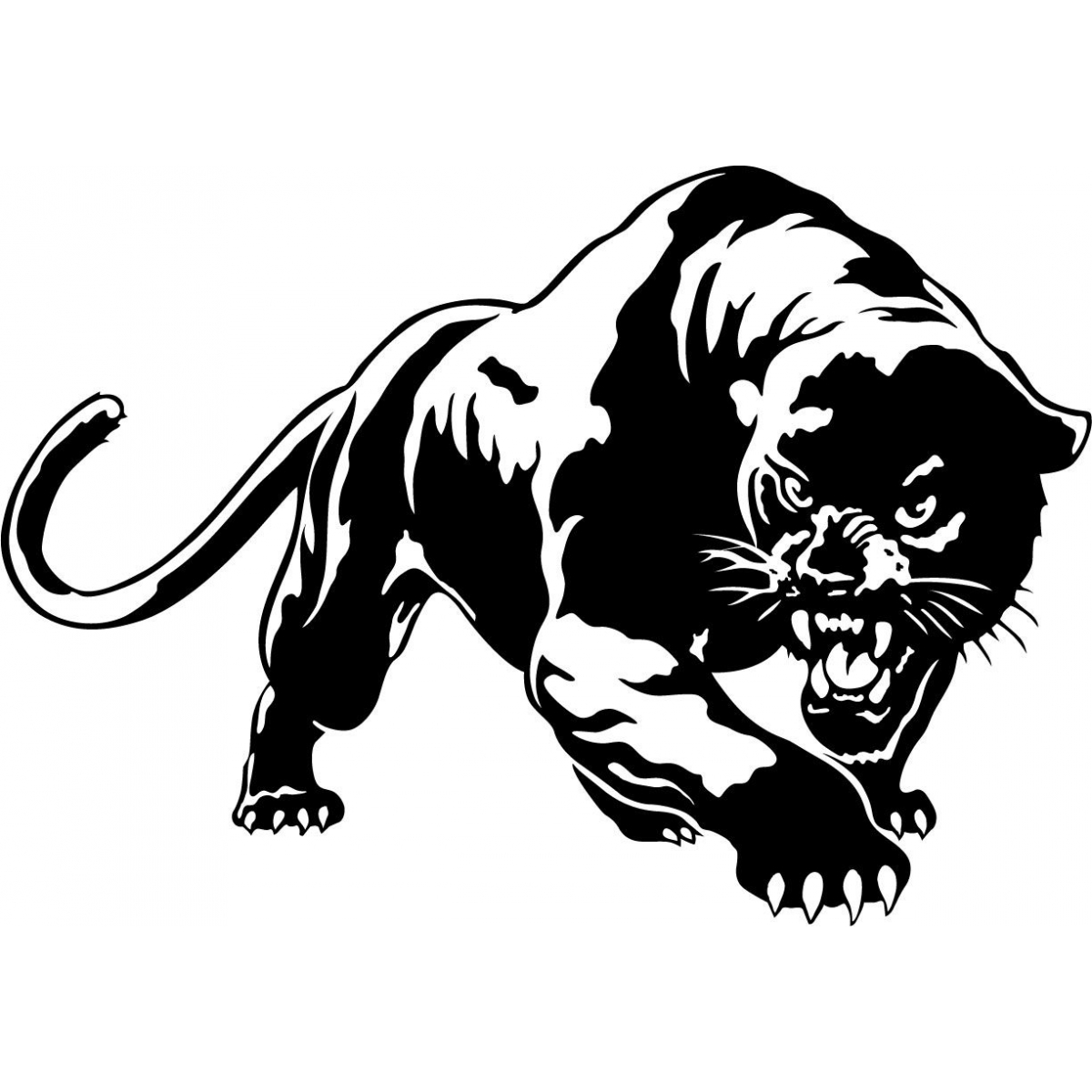 20  Images For Panther Silhouette Clipart   Free Clip Art Images