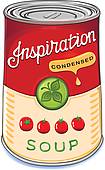 Can Of Condensed Tomato Soup Inspir   Clipart Graphic