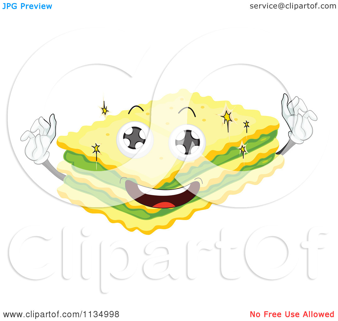 Cartoon Of A Happy Cookie   Royalty Free Vector Clipart By Colematt    