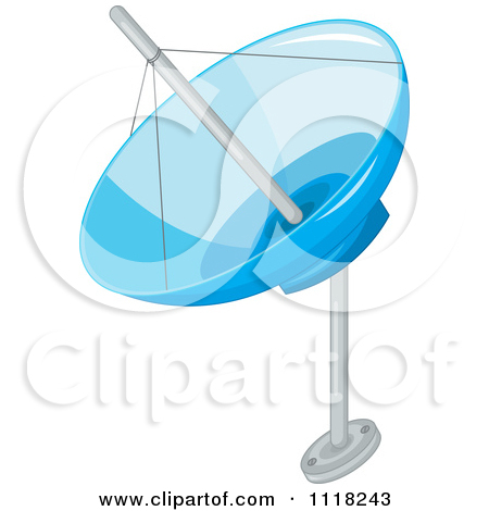 Clipart Spy Satellite   Royalty Free Vector Illustration By Jtoons