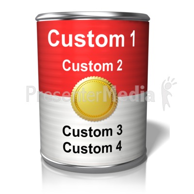Custom Tin Can   Presentation Clipart   Great Clipart For