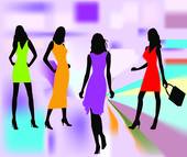 Fashion Show Crowd Vector Stock Illustrations   Gograph