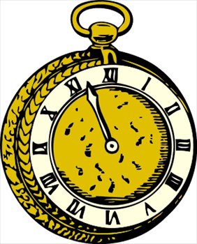 Free Old Pocket Watch Clipart   Free Clipart Graphics Images And