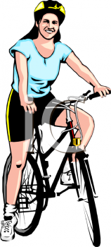 Girl Bike Clipart 2015