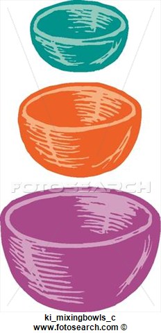 Mixing Bowls Ki Mixingbowls C Art Parts Clip Art Photograph Royalty