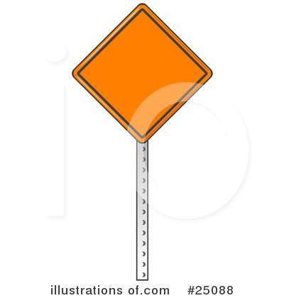 Road Work Clipart  25088 By Leo Blanchette   Royalty Free  Rf  Stock    