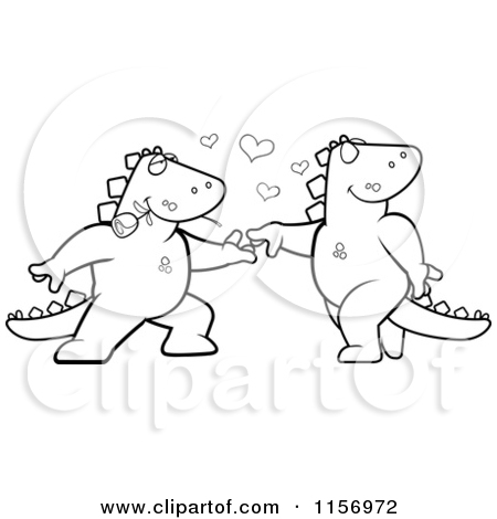 Royalty Free  Rf  Clipart Of Dancing Dinosaurs Illustrations Vector