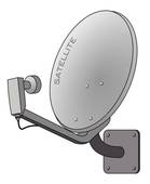 Satellite Dish   Stock Illustration