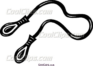 Skipping Rope Vector Clip Art