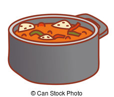 Soup   A Nice Drawing Of Delicious Soup In A Pan