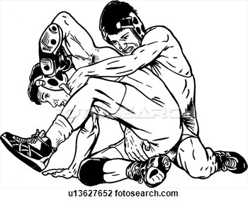 Wrestle Wrestler Wrestlers Wrestling Sport Sports Illustration