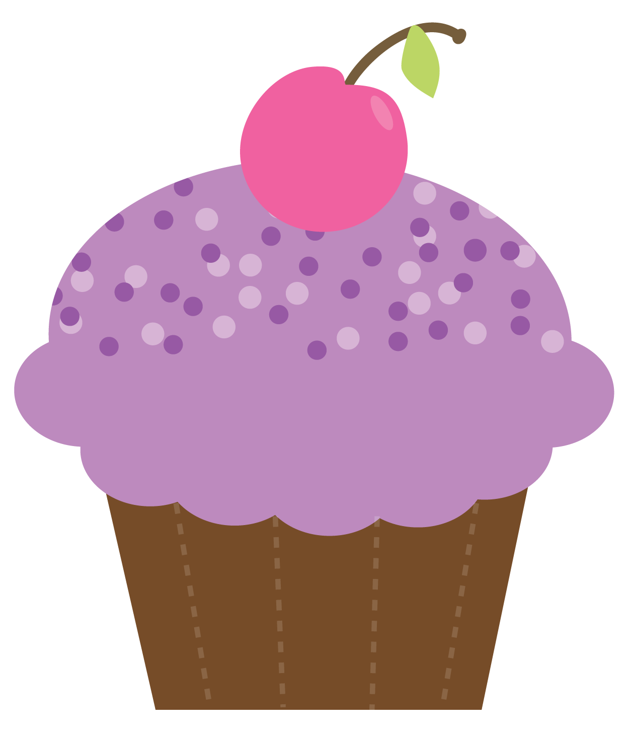 Birthday Cupcake Drawing