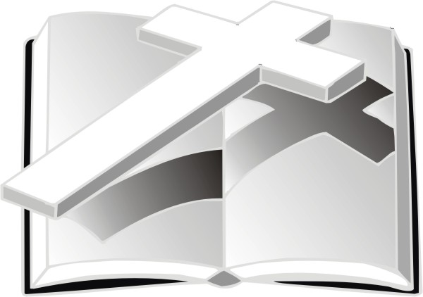 Clipart Cross And Bible